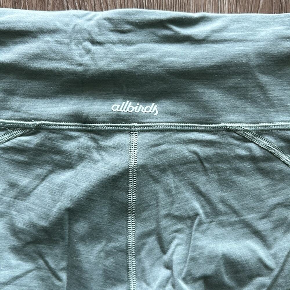 Allbirds Natural Leggings Light Sage Green Size‎ Large Athletic Workout Gym - Picture 6 of 7